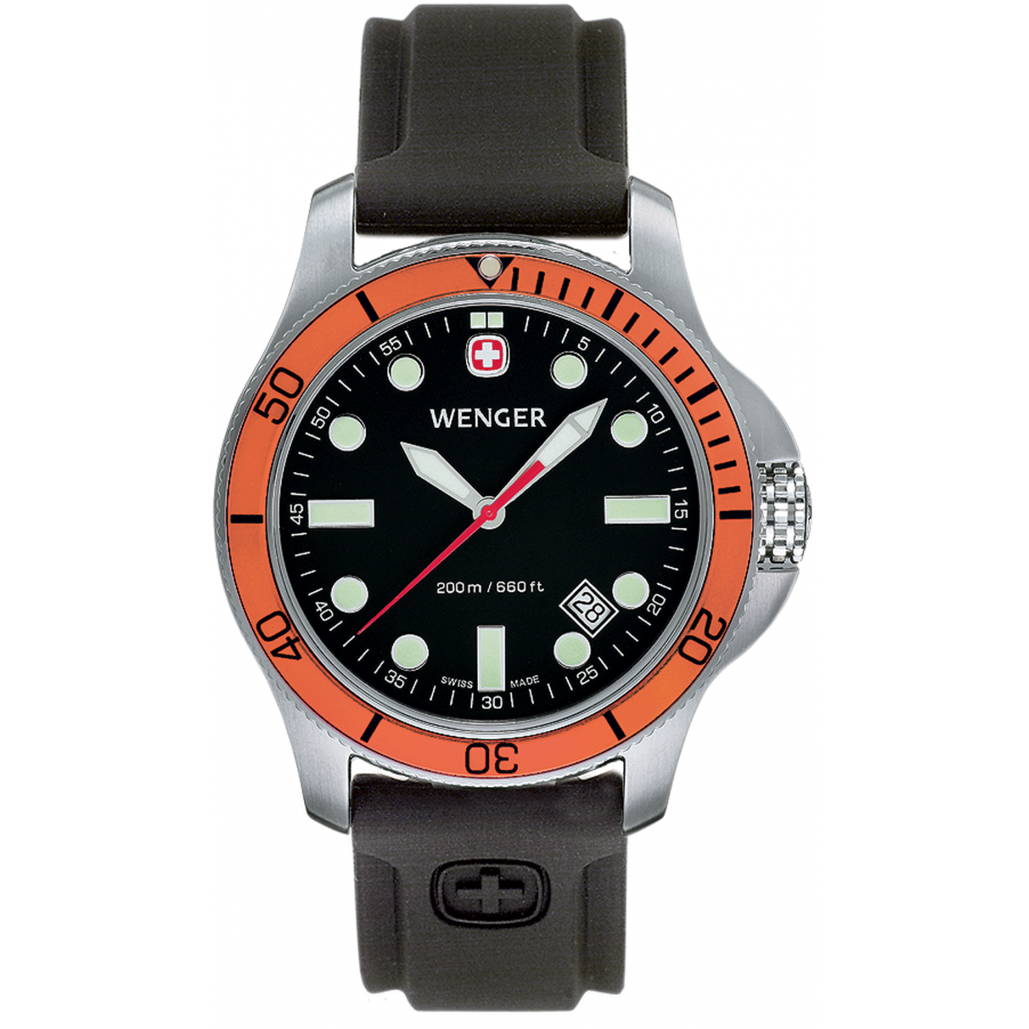 Wenger 2025 orange watch