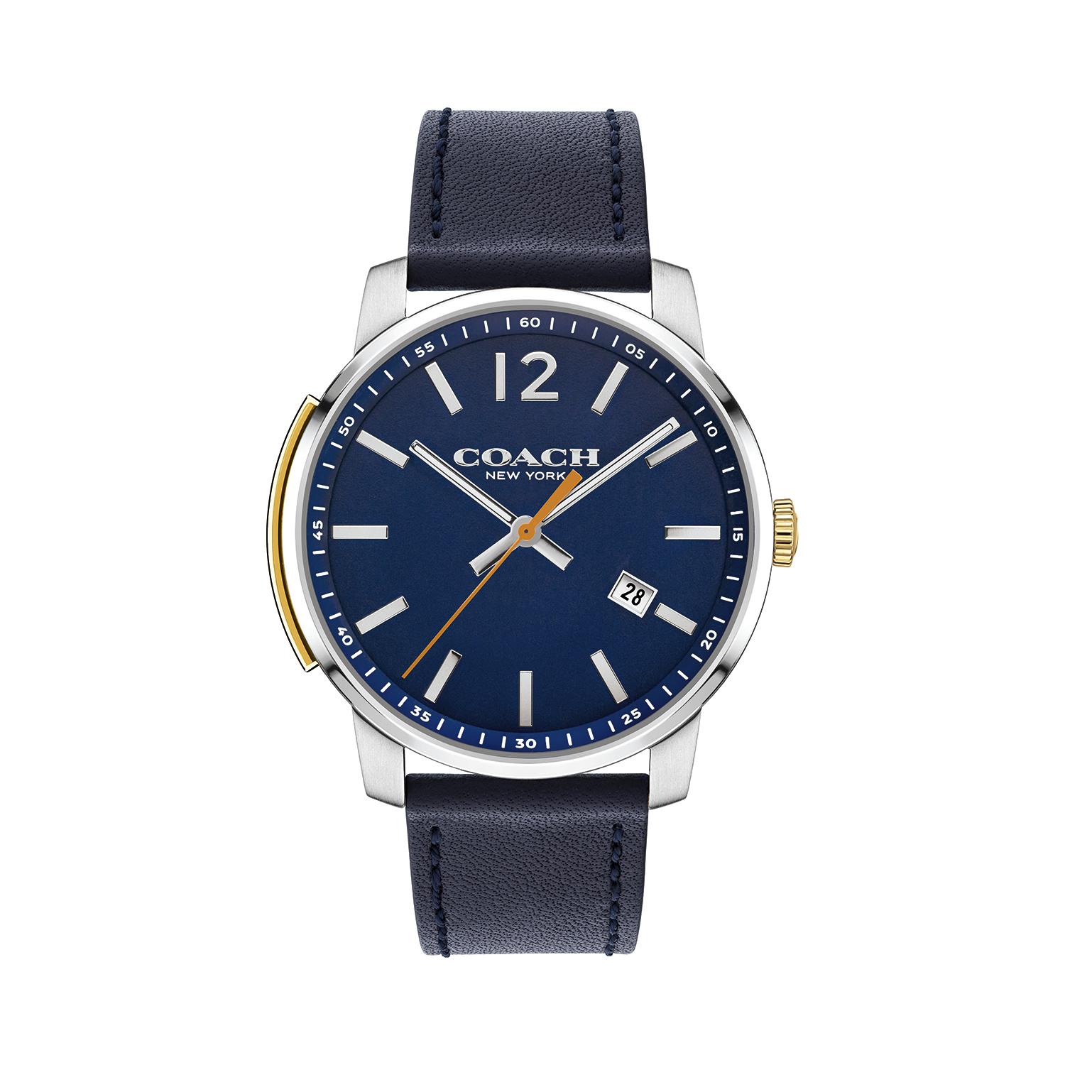 Coach men's bleecker watch sales