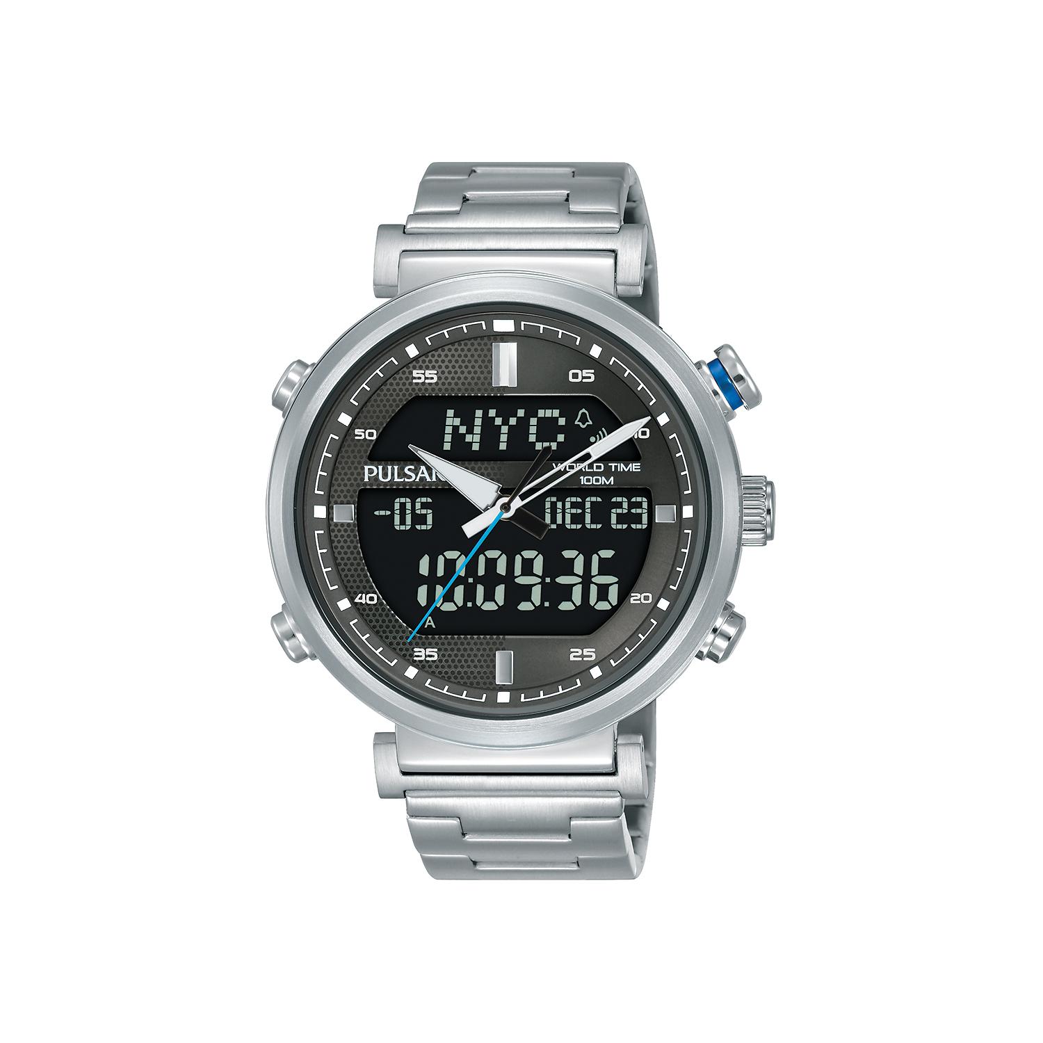Pulsar world outlet time chronograph