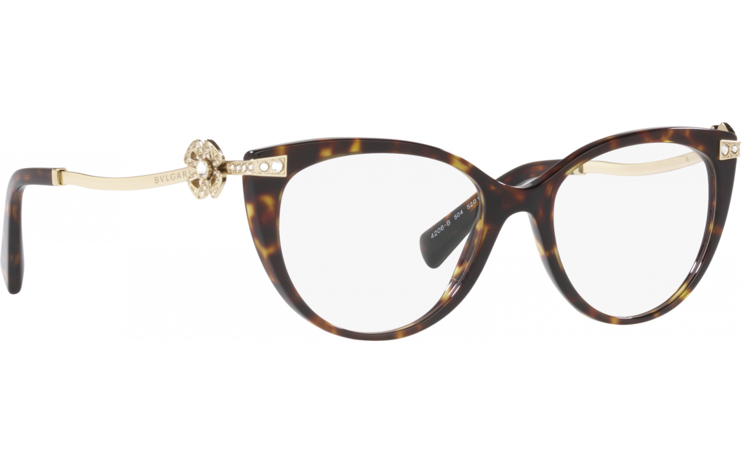 BVLGARI BV4206B 504 52 Prescription Glasses Shade Station