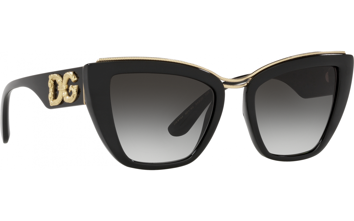 Dolce&Gabbana DG6144 501/8G 54 Sunglasses | Shade Station