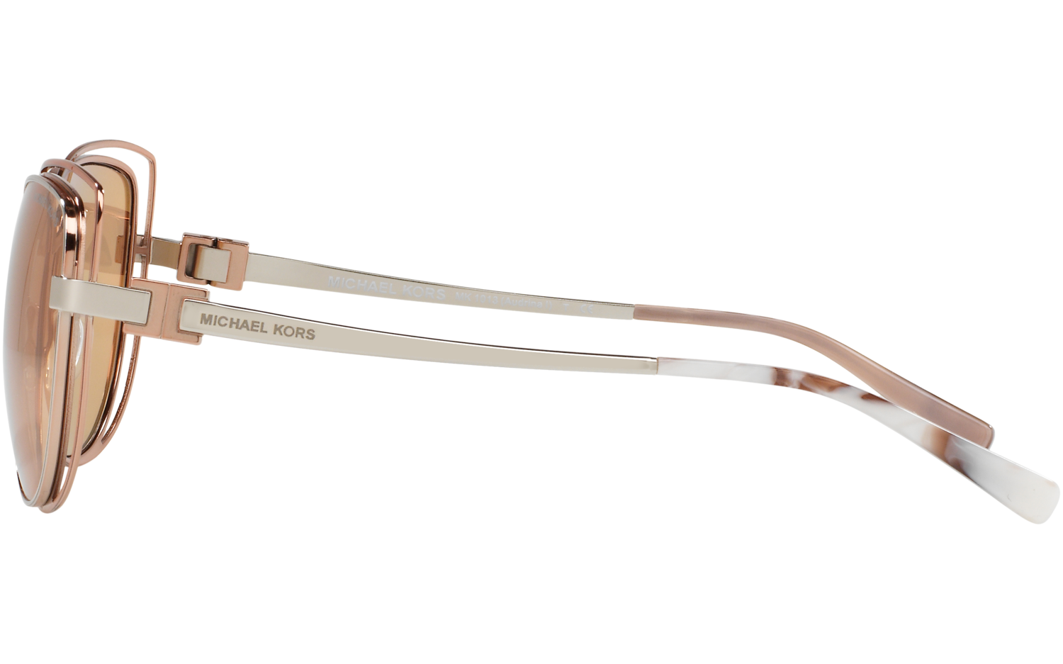 Michael kors audrina outlet sunglasses rose gold