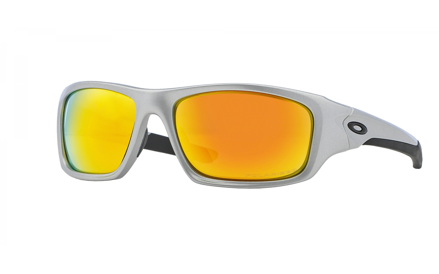 Oakley valve silver fire iridium polarized discount