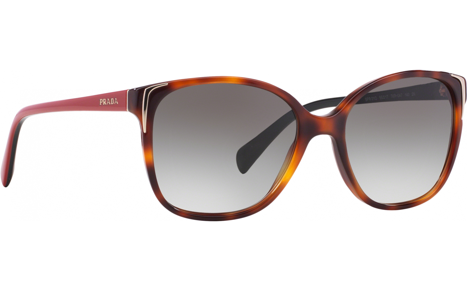 Prada PR01OS TKR0A7 55 Sunglasses Shade Station