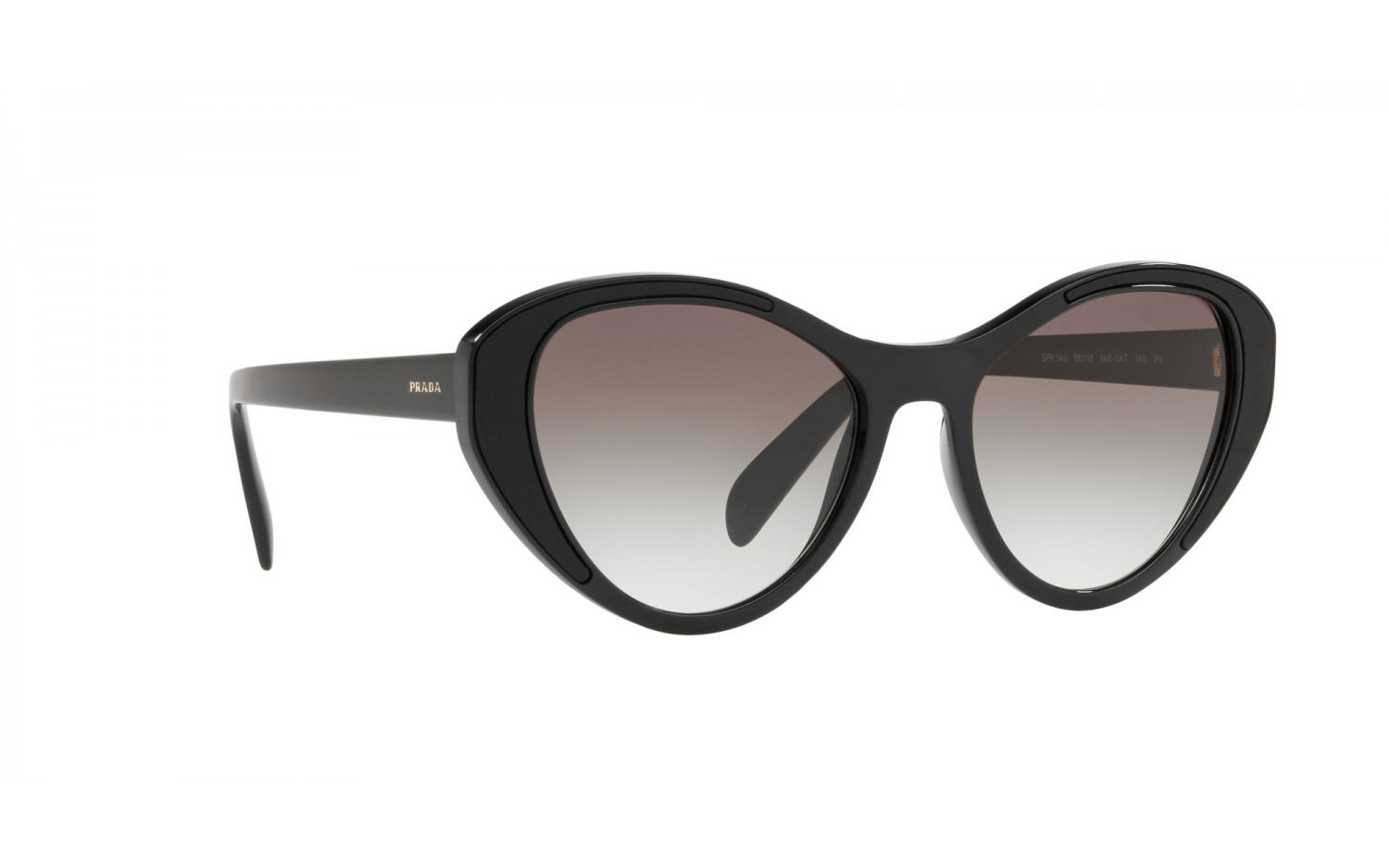 Prada PR14US 1AB0A7 55 Sunglasses Shade Station