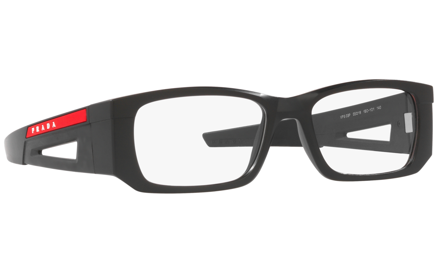 Prada Linea Rossa PS03PV 1BO1O1 55 Prescription Glasses Shade Station