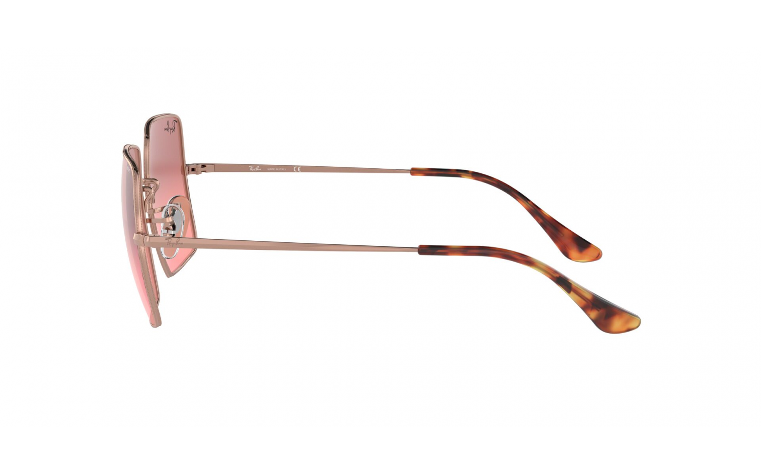 Womens Ray-Ban RB1971 Square Frame 9151AA Photochromic gradient lenses by Evolve Xship.vn: Ray Ban Square 1971 Clear Evolve Grey Photochromic  main image 4