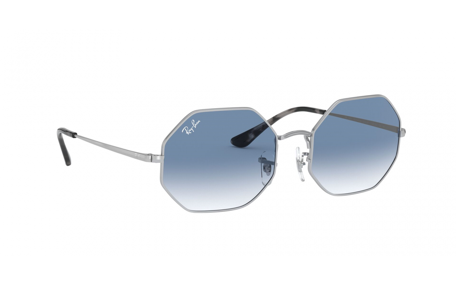 ray ban octagonal blue gradient