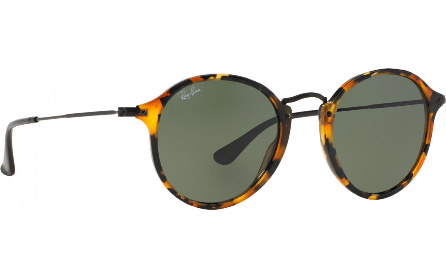 Round shop fleck sunglasses