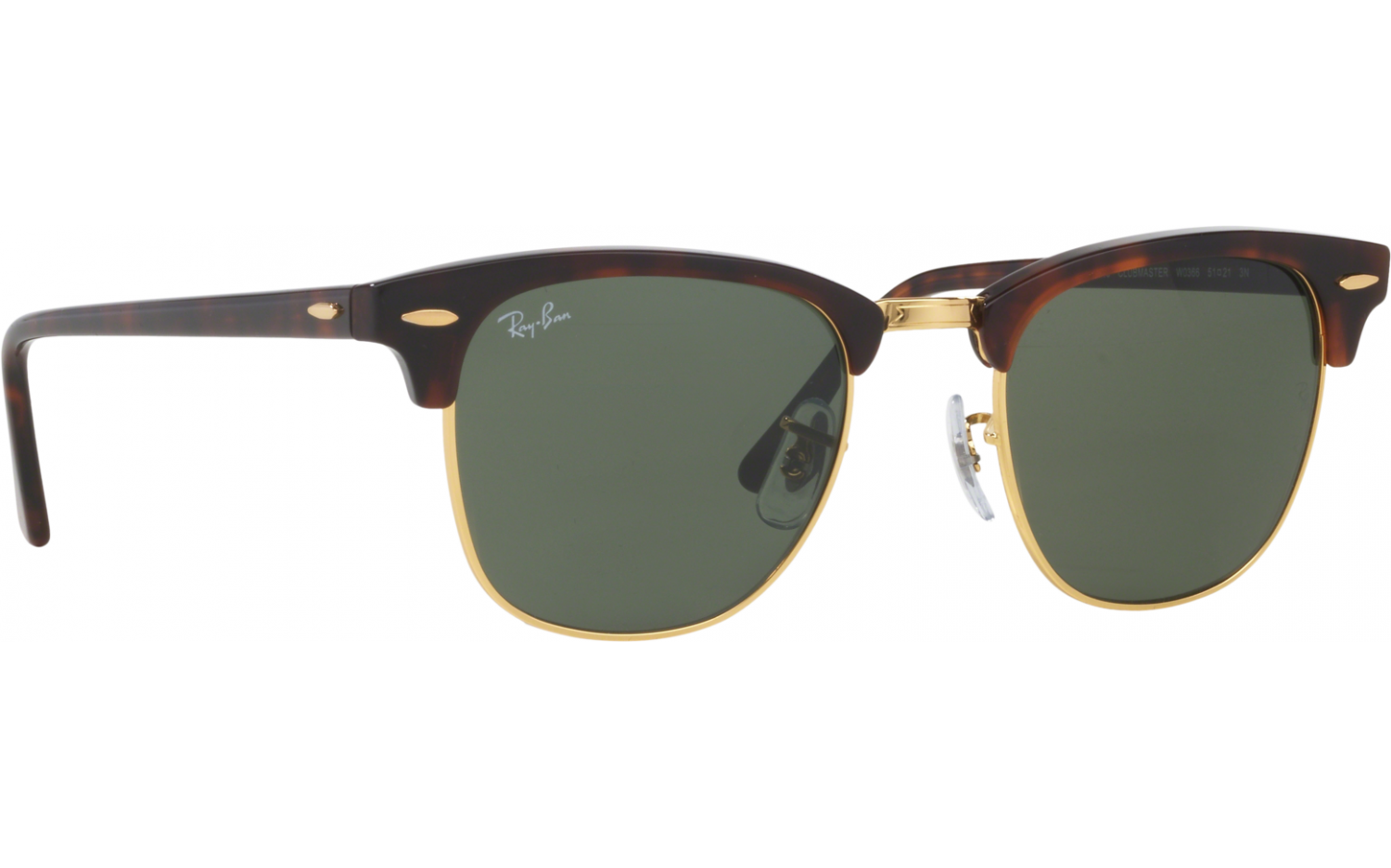 Ray Ban Clubmaster Rb3016 W0366 49 Sunglasses Shade Station