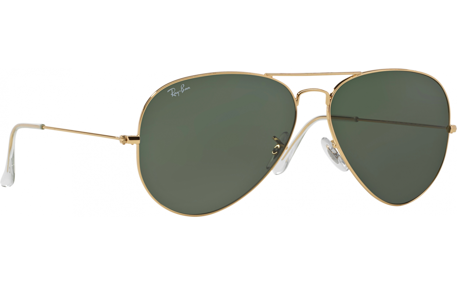 62mm ray ban aviators black hotsell