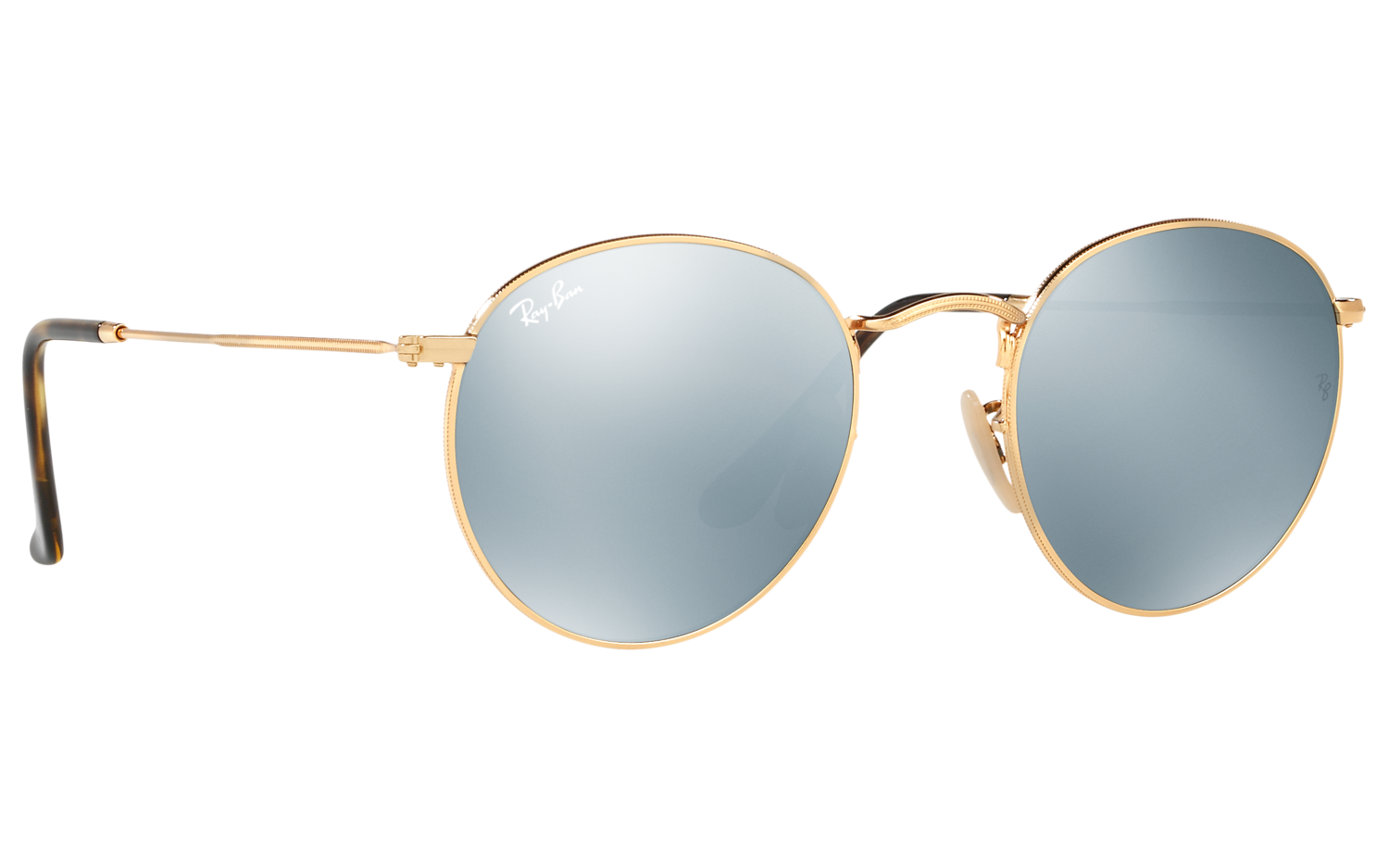 Ray ban round flat lenses sales