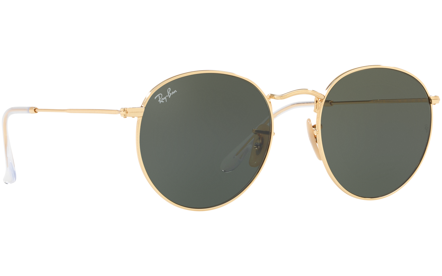 ray ban round flat