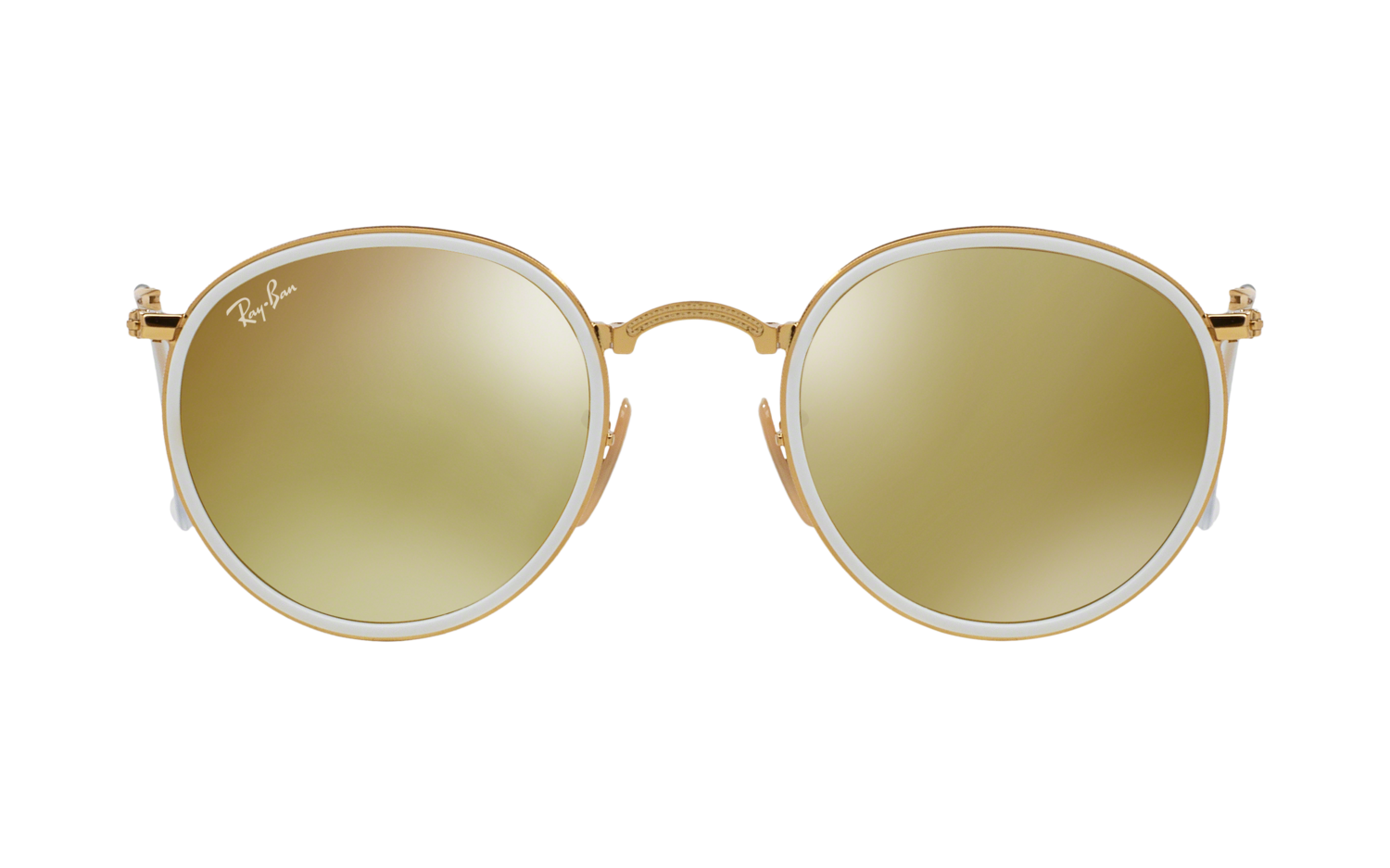 ray ban round folding