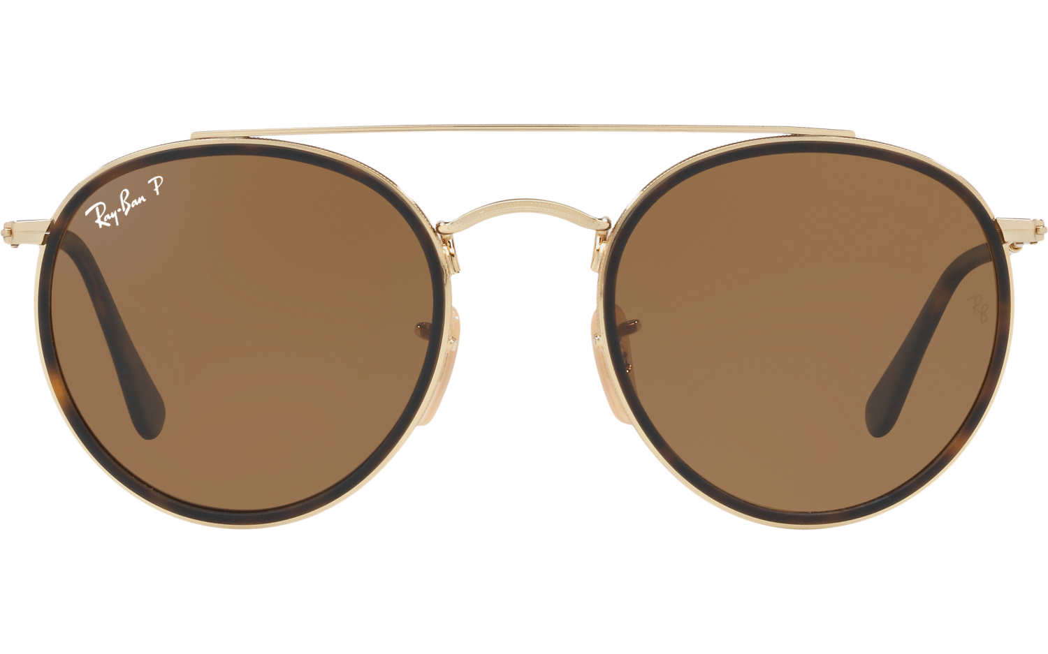 Ray-Ban Round Double Bridge RB3647N 001/57 51 Sunglasses | Shade Station