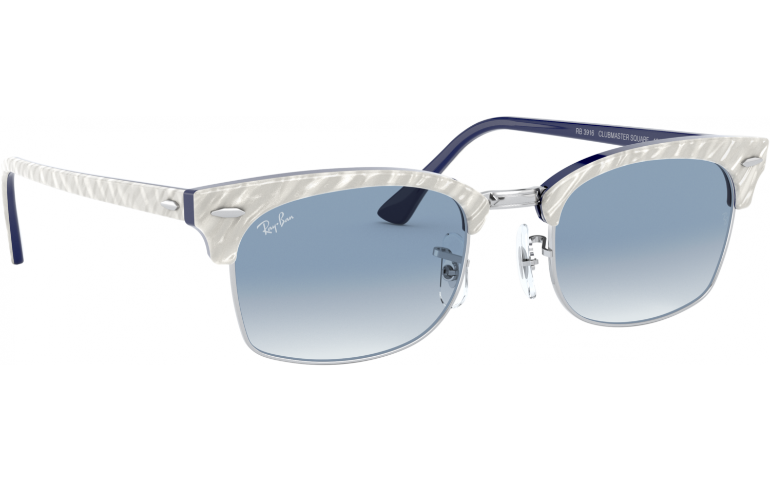 Ray Ban Clubmaster Square Rb3916 f 52 Prescription Sunglasses Shade Station