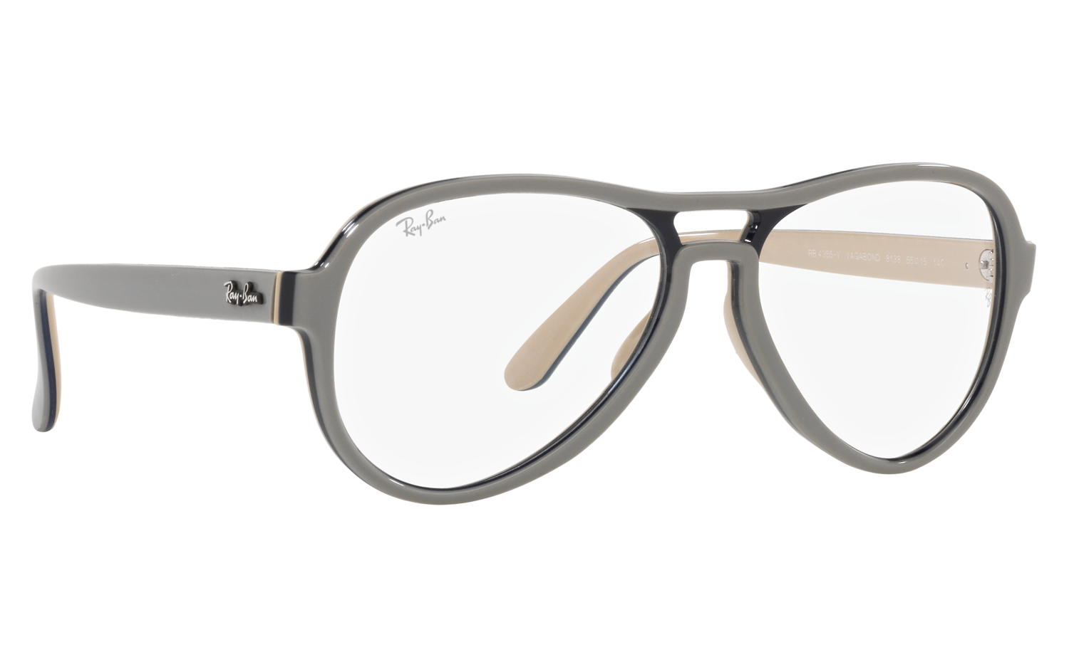 RayBan Vagabond RX4355V 8133 58 Prescription Glasses Shade Station