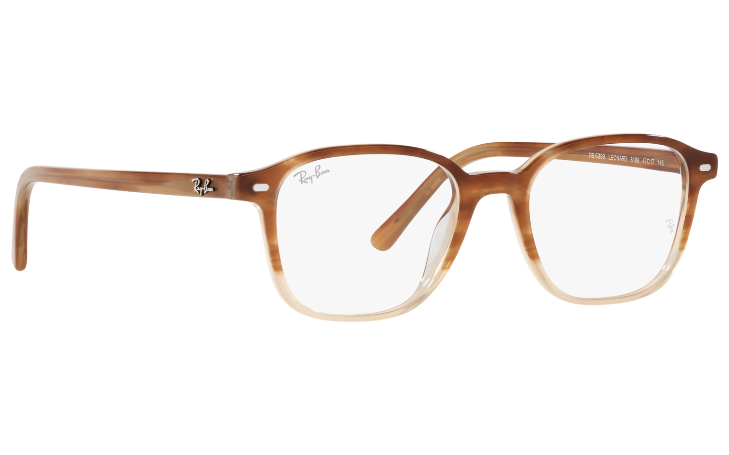 Ray-Ban Leonard RX5393 8108 47 Prescription Glasses | Shade Station