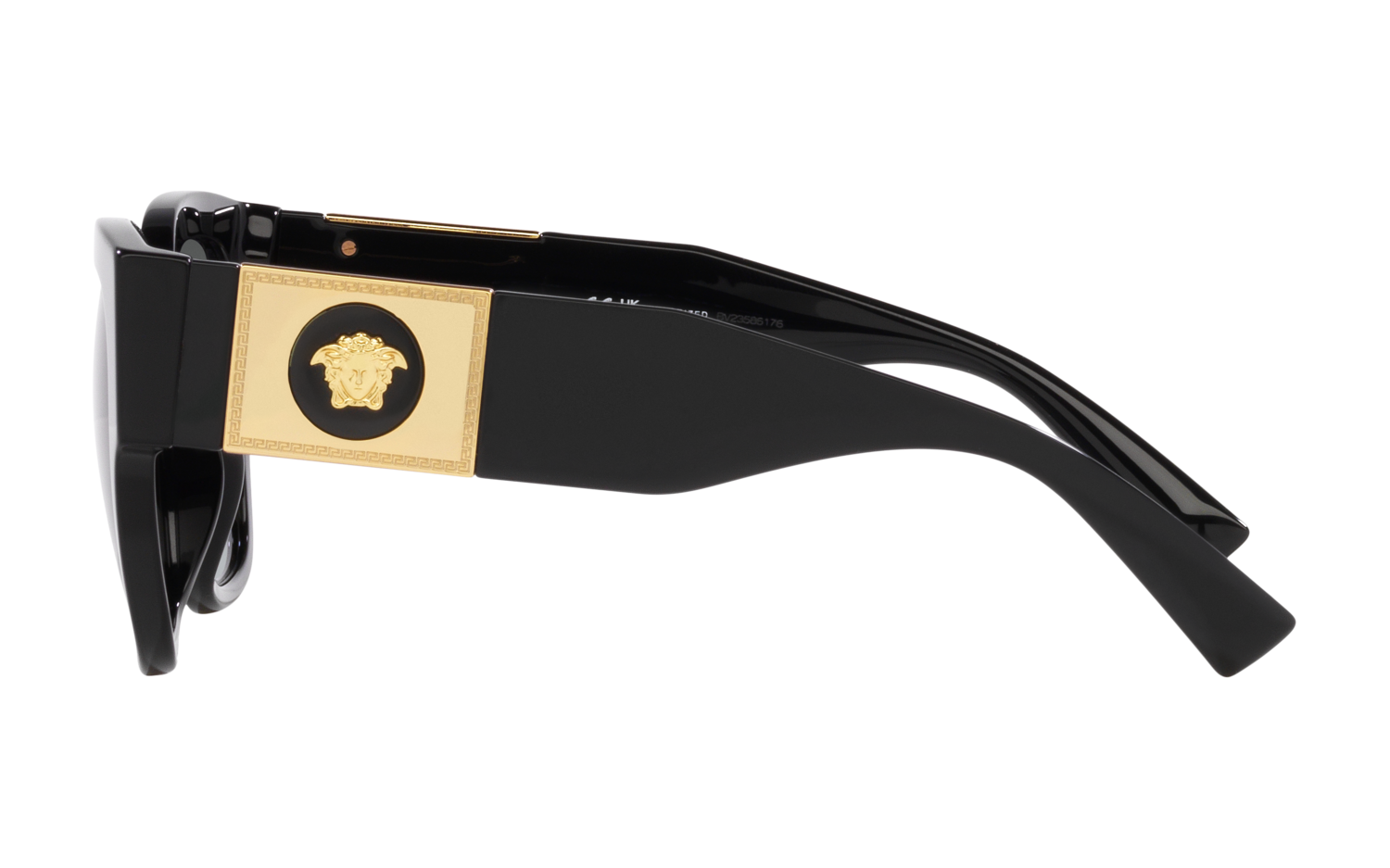 Versace black mirror stud sunglasses new arrivals