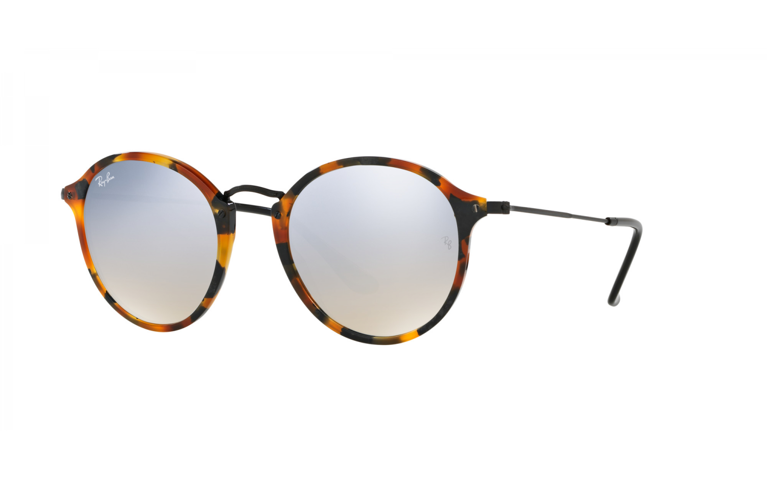 Mens Ray Ban Rb2447n RB2447 Round Fleck Sunglasses SmartBuyGlasses