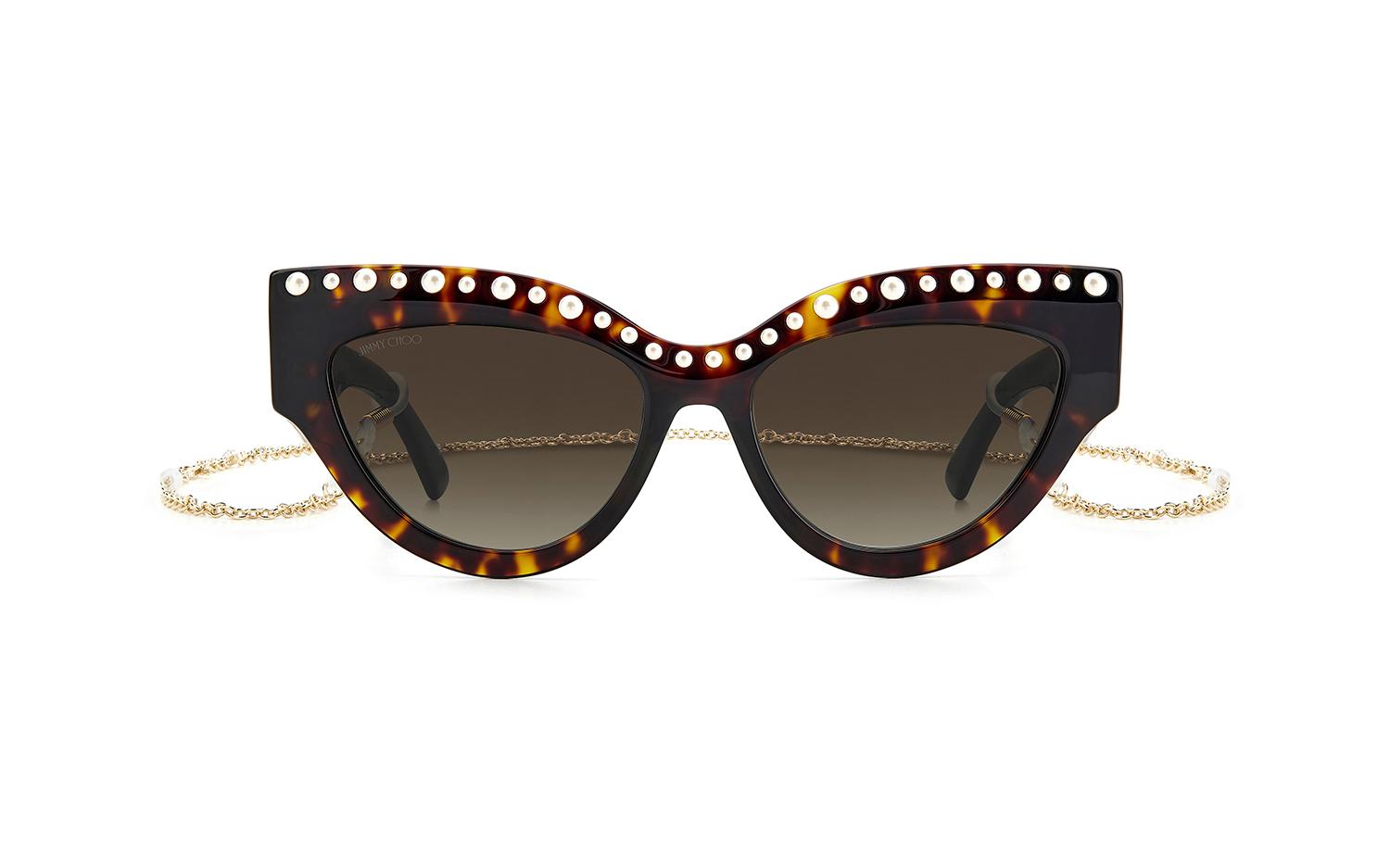 Jimmy Choo SONJA/G/N/S 086 55 Sunglasses Shade Station