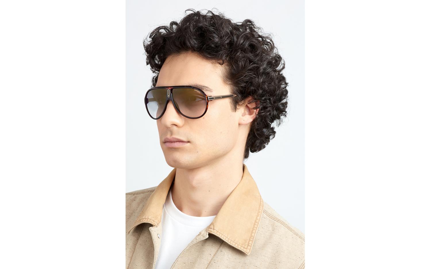 Carrera Endurance65/N アビエイターサングラス, ブラックパラジウム, 63mm, 10mm 並行輸入品 Carrera™ Endurance 65⁄N Aviator Sunglasses |