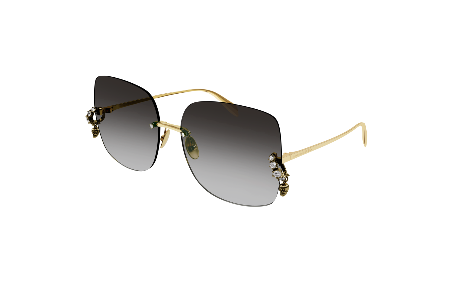 Alexander McQueen AM0390S 001 63 Sunglasses Shade Station
