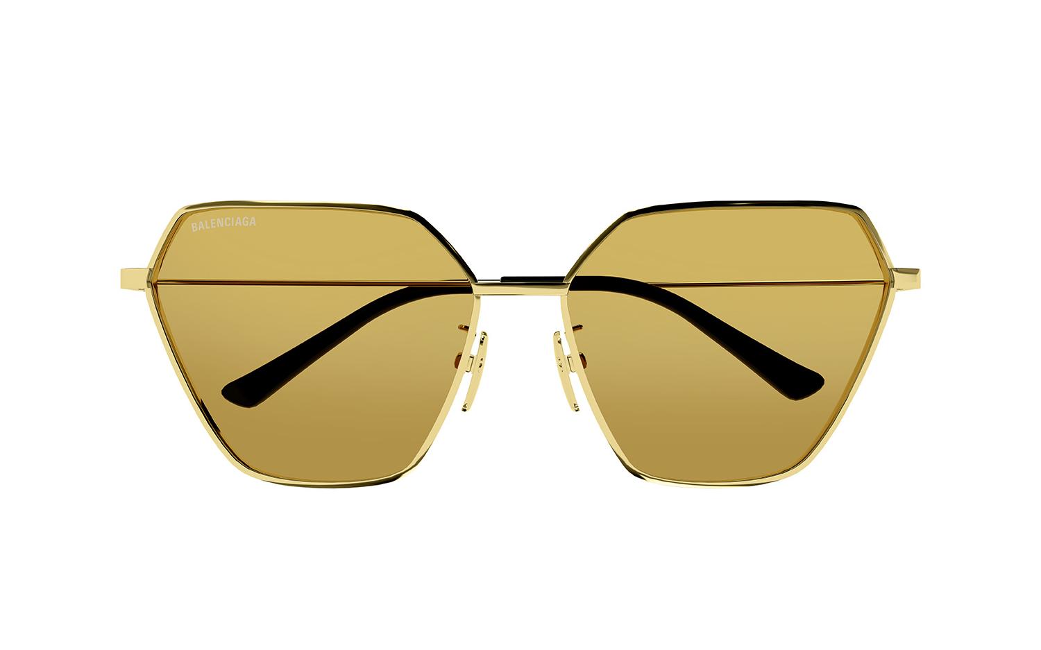 Balenciaga store reflective sunglasses