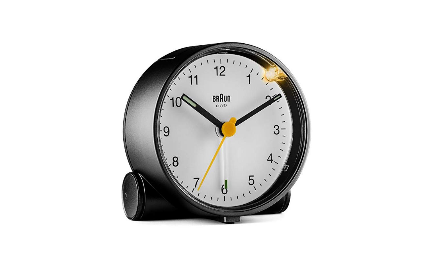 Braun Clocks Classic Alarm Clock BC01BW Watch Shade Station