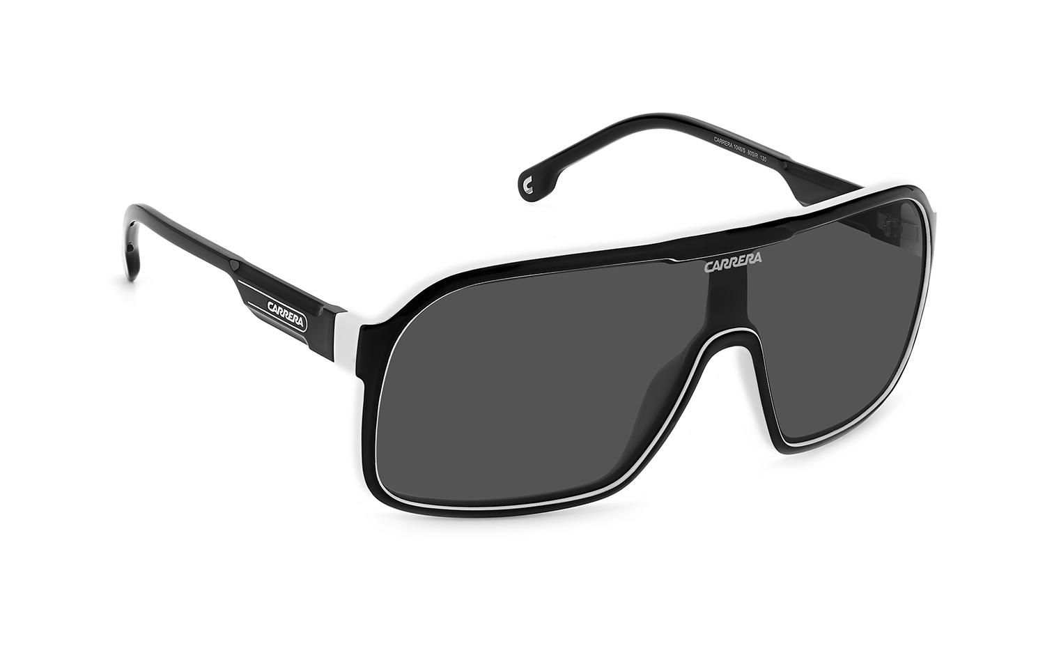 Occhiali Da Sole Carrera 1046/S 00JU 9O, Montatura Plastica Blu/bianco, Lenti Grigie Graduate, Uomo
