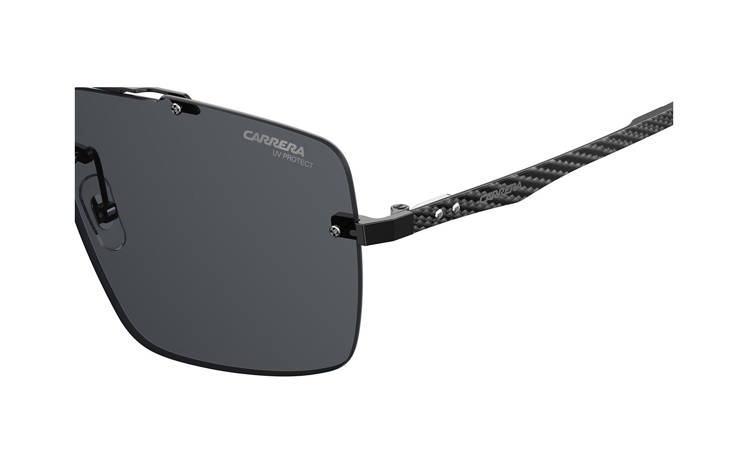 CARRERA 1050/S 08AWJ POLARIZED BLACK AUTHENTIC SUNGLASSES W/CASE 63-10