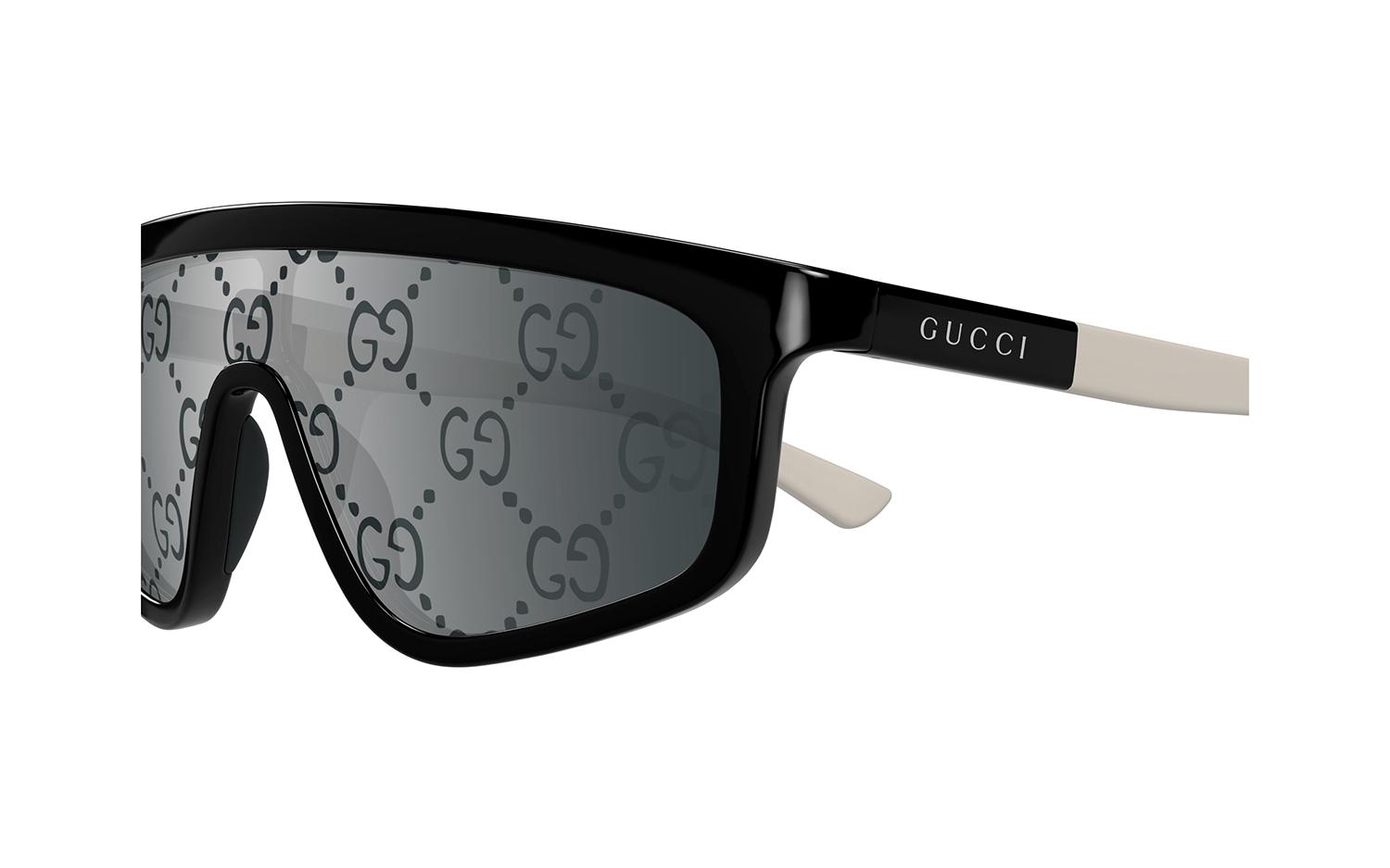 美品GUCCI GG1799⁄S サングラス リムレス 金具GG総柄 - メルカリ