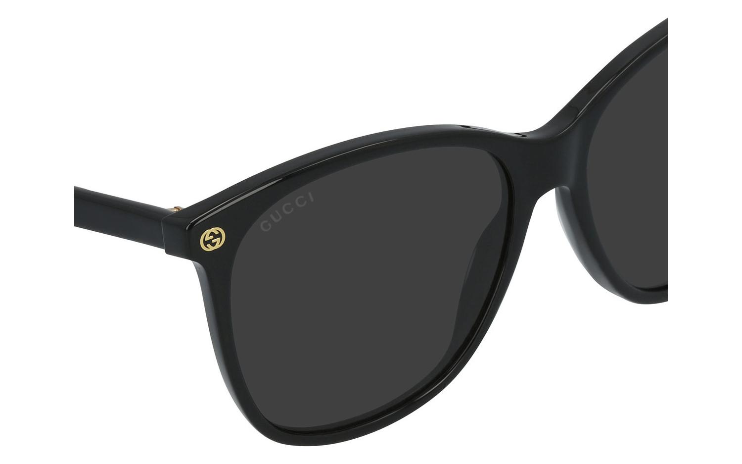 最終値下　Gucci サングラス レディース GG0024S 001 58 Gucci Grey Cat Eye Ladies Sunglasses GG0024S 001 58