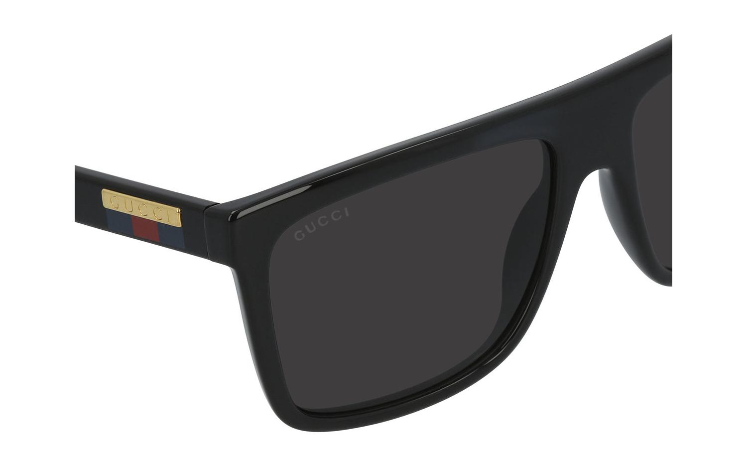 Gucci matte black sunglasses top