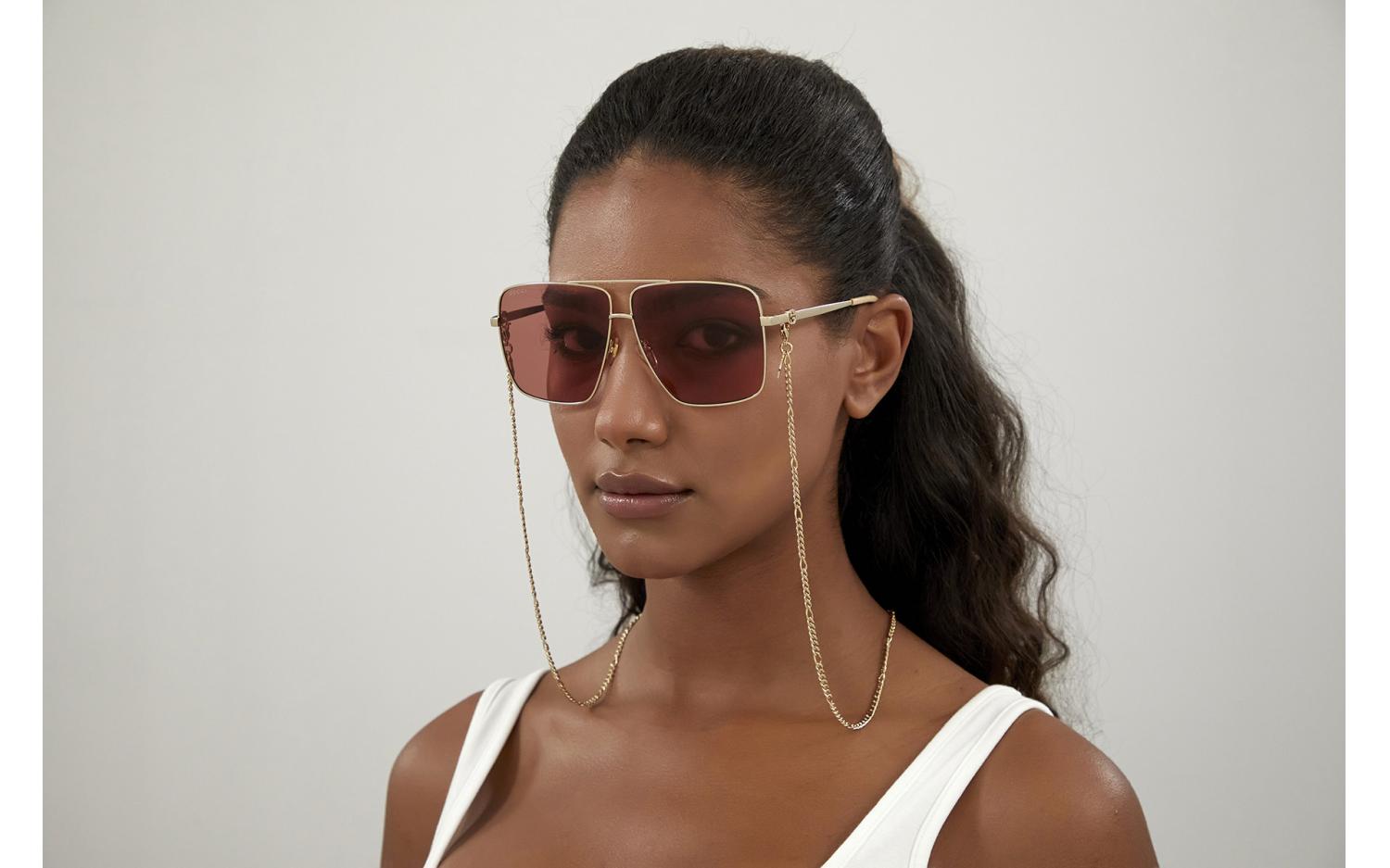 GUCCI☆サングラス GG 1664/S YB7P3 Cat eye sunglasses in black | GUCCI® US