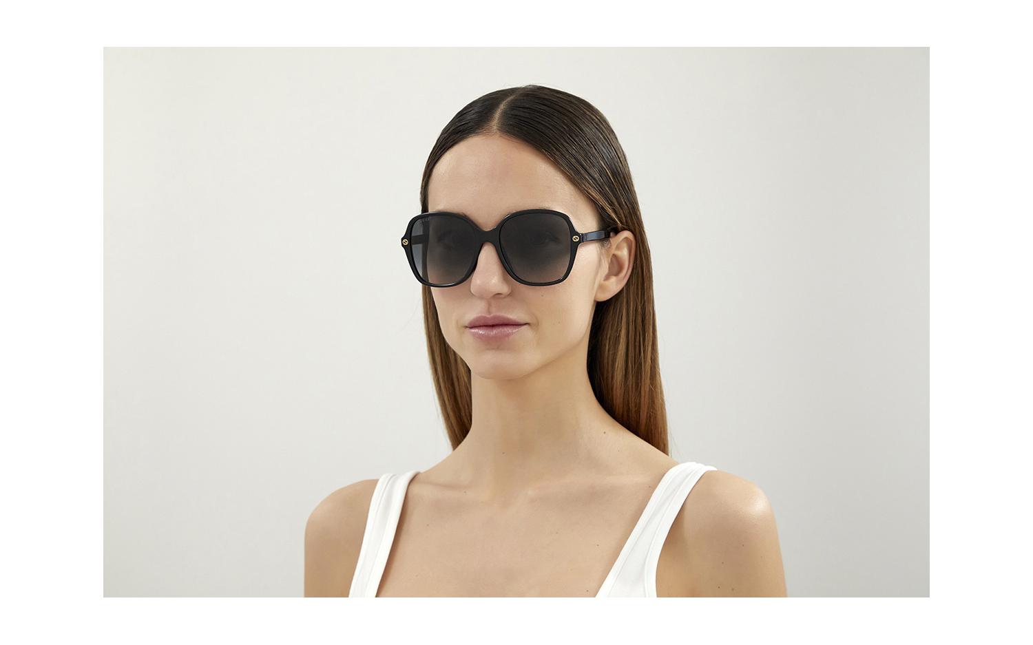 Gucci GG0092S 001 55 Prescription Sunglasses Shade Station