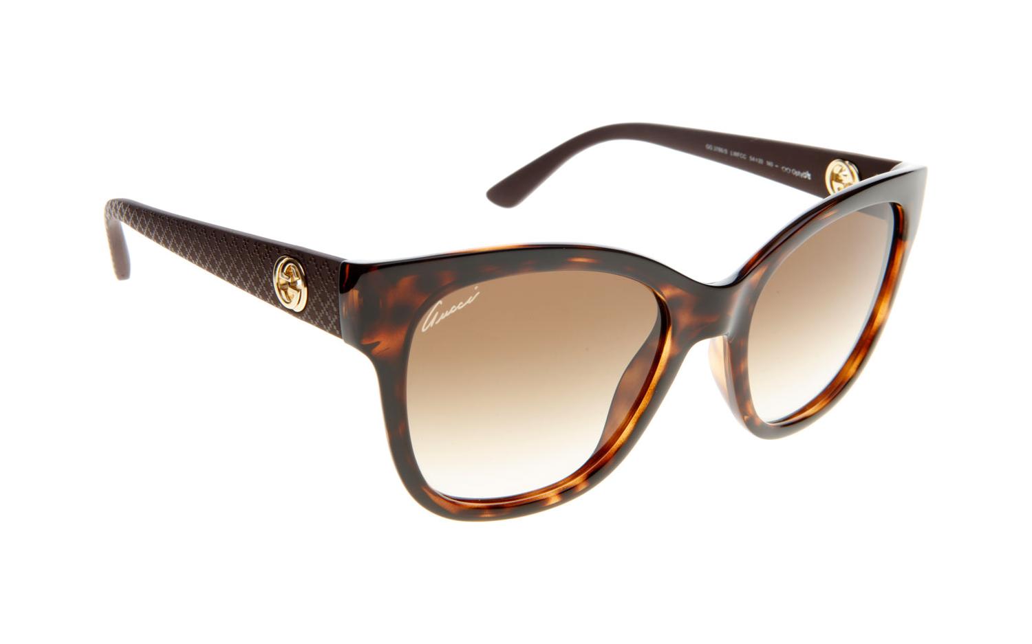 Gucci Sunglasses GG3786/s Gucci Designer Sunglasses GG3786-LWFCC Tortoise Havana Brown  main image 4