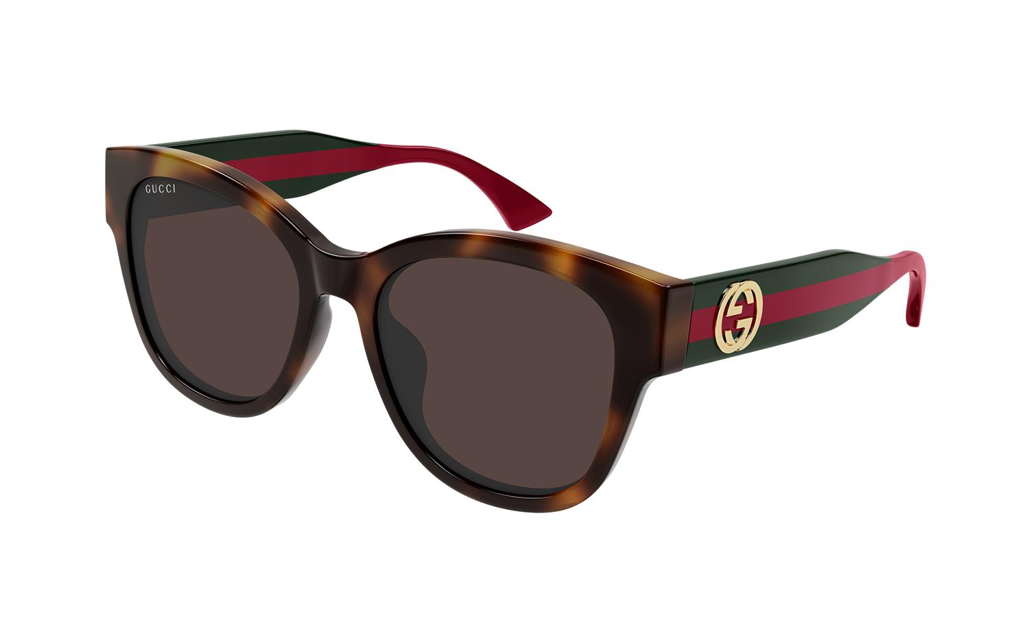 GG1866SK 002 Sunglasses, Havana/Green/Brown main image 1