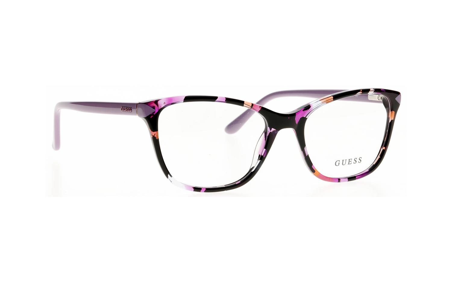 guess purple glasses frames