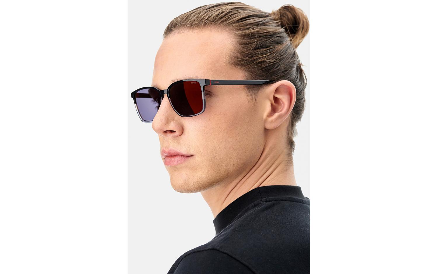 Hugo Boss Mens Polarized Sunglasses Matt Blu Grey atelieryuwa.ciao.jp