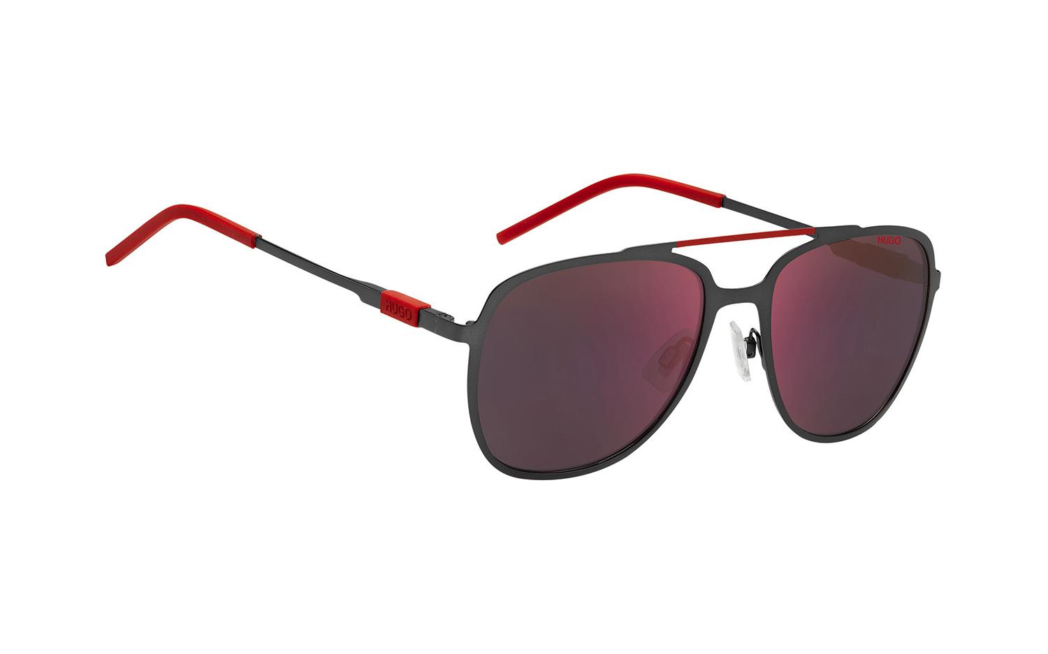 Hugo HG 1100/S Sunglasses For Men - Matte Ruthenium Frame, Size 56/18/145, Polarized? (Check Description) 8 thumbnail image