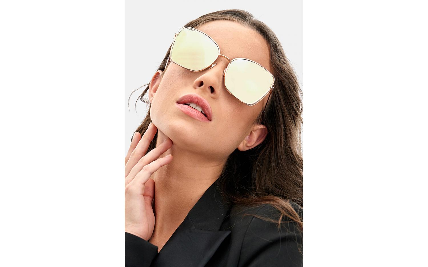 Jimmy Choo ALEXIS/S DDB SQ 59 Sunglasses Shade Station