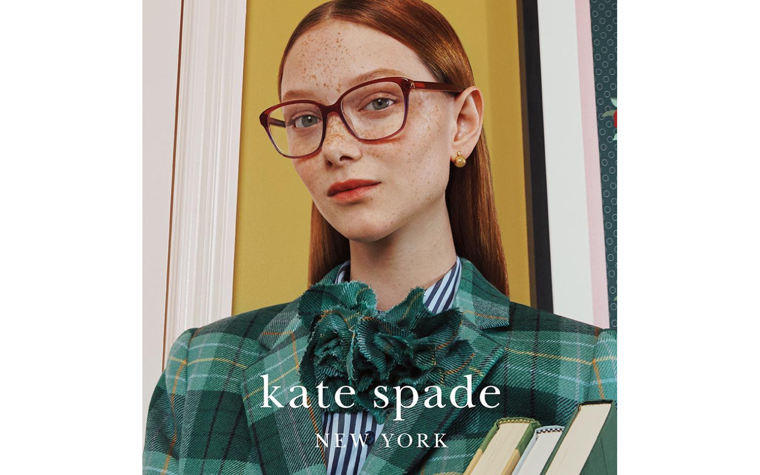 Kate spade top glasses try on