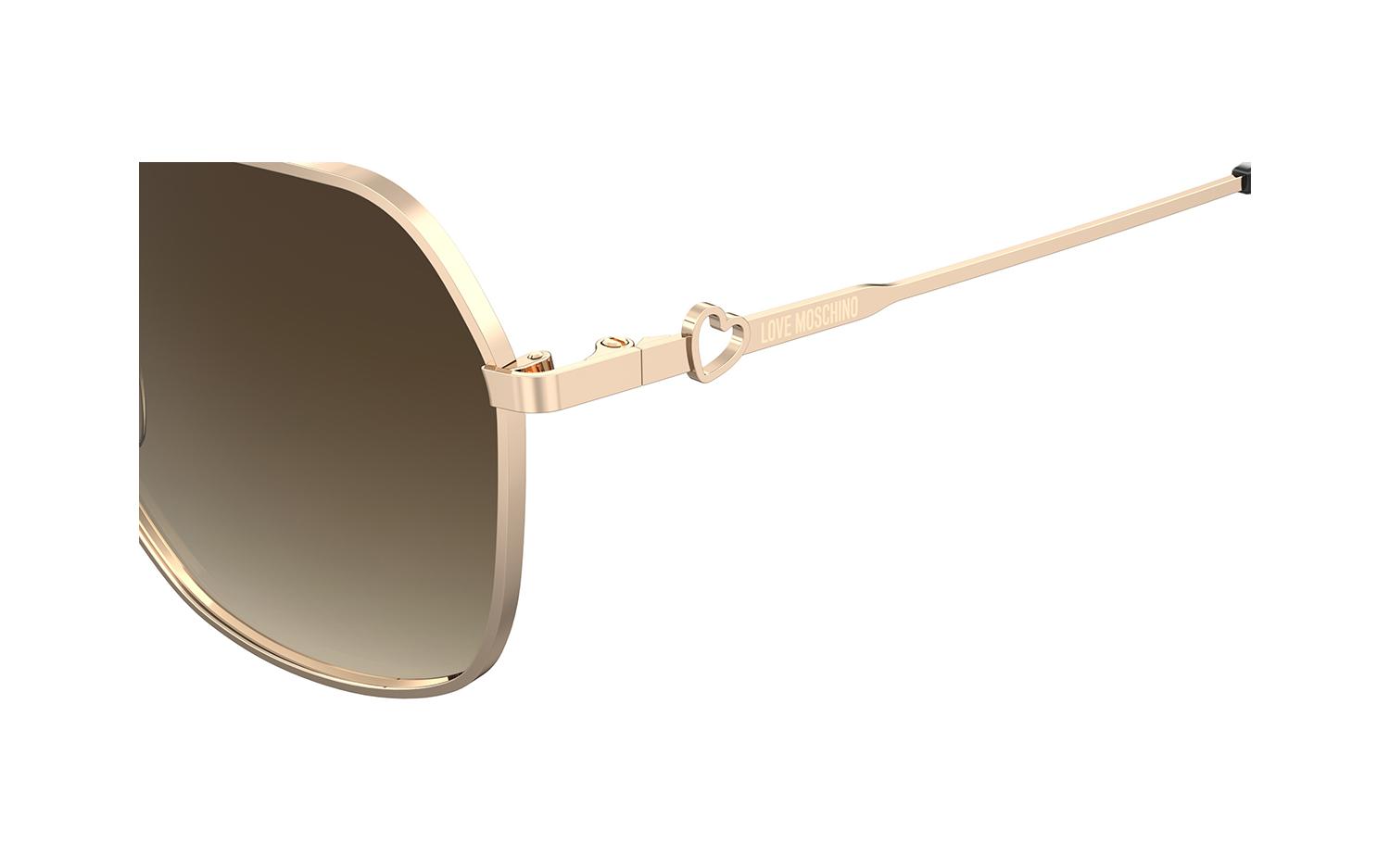 Occhiali Da Sole Love Moschino Donna - Montatura In Acetato Nera, Misura 52, Stile Trendy