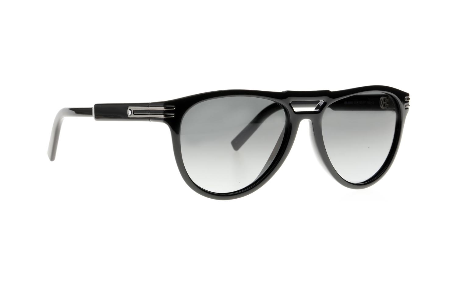 Mont Blanc MB699S 01A 57 Sunglasses Shade Station