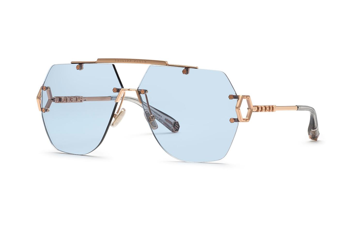 サングラス PHILIPP PLEIN Woman Sunglasses Blue SPP133 ROSE1 Philipp Plein - Plein Queen SPP121S (Dark Havana) – Good See Co.