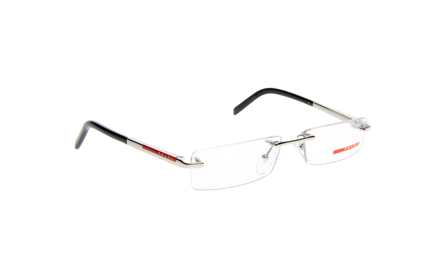 Prada half frame glasses new arrivals