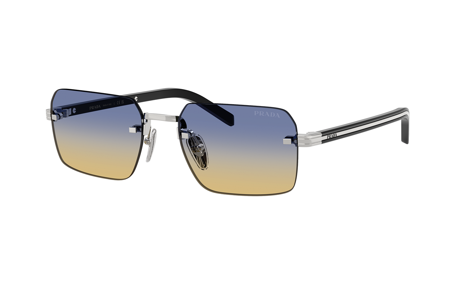 Prada PRD55S 1BC50E 55 Sunglasses | Shade Station