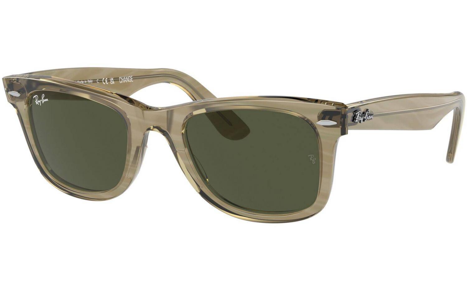 Ray Ban Wayfarer with Transitions Photochromic Light Responsive Frame Sunglasses