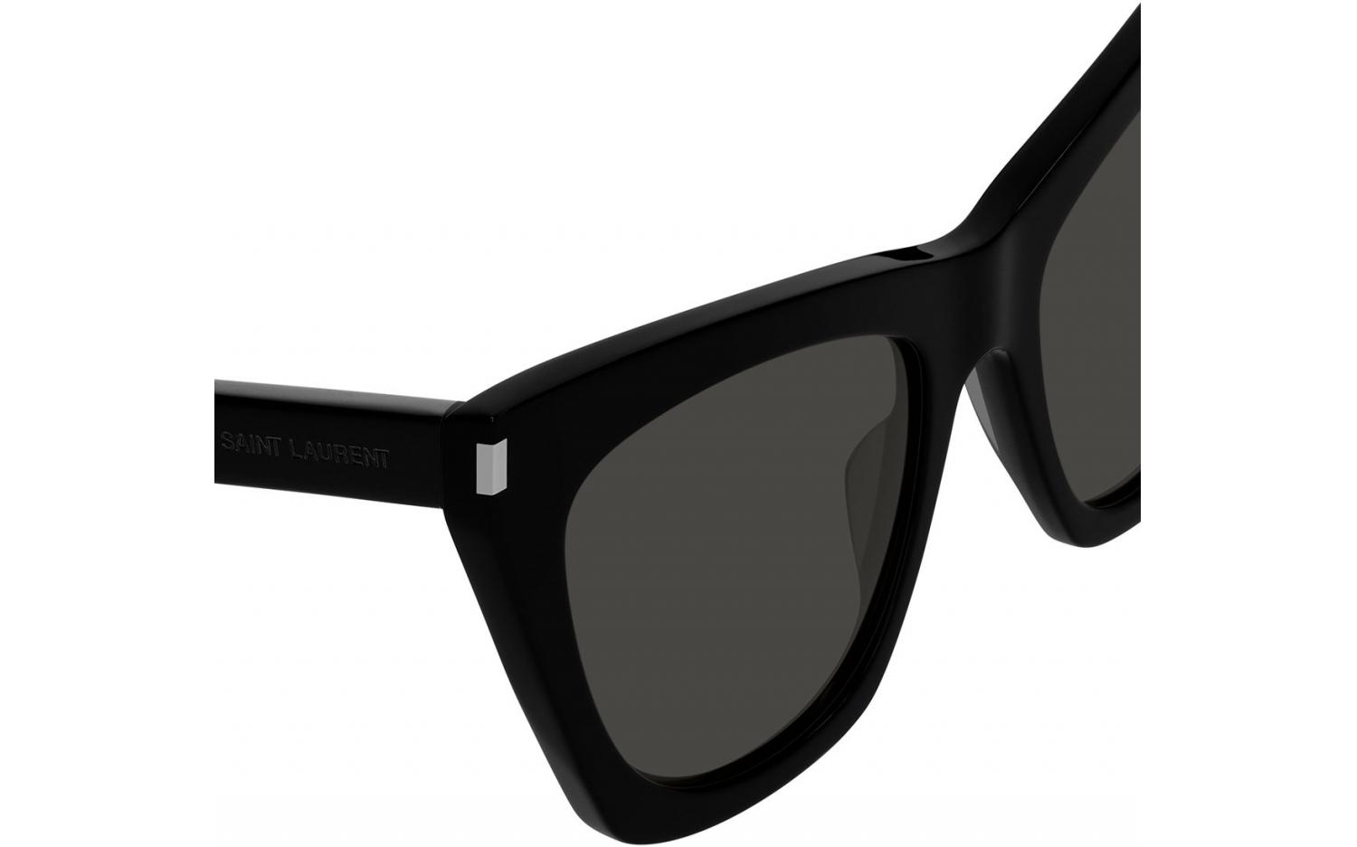 lenshop on X: Saint Laurent's black acetate Kate sunglasses are a